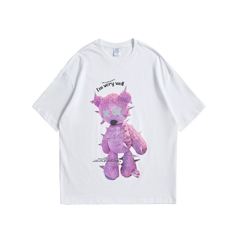 Großes, reflektierendes T-Shirt mit Tiermotiv von Fudus