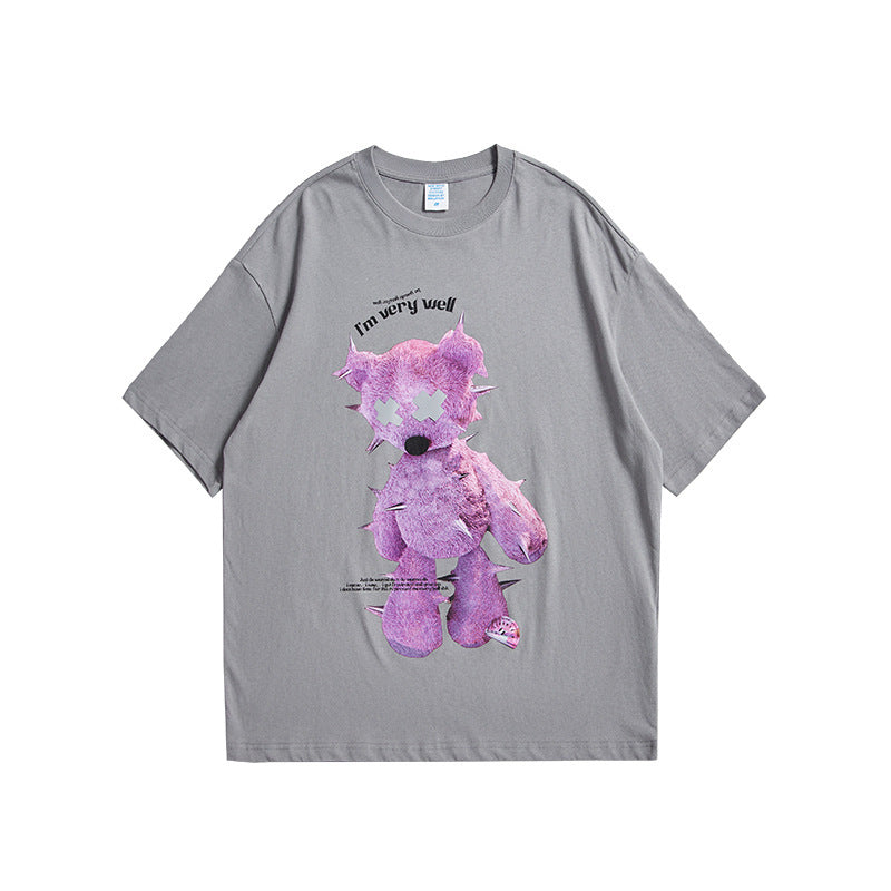 Großes, reflektierendes T-Shirt mit Tiermotiv von Fudus