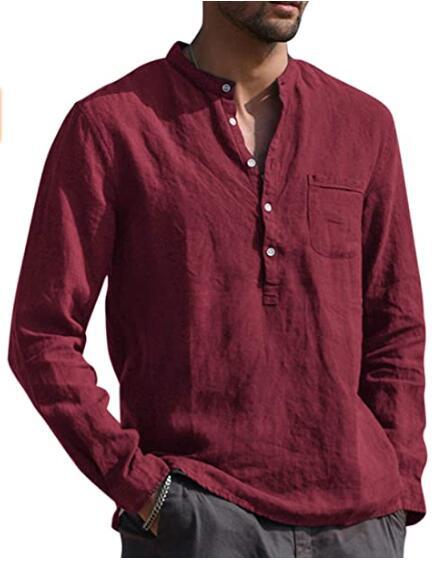 Herren V-Neck Langarm-Shirt von Dexter