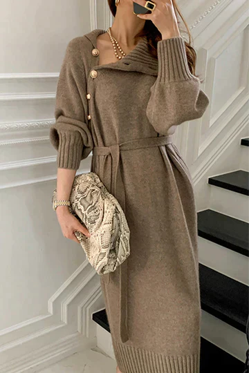 ModeGeist | Kleid mit Rollkragen