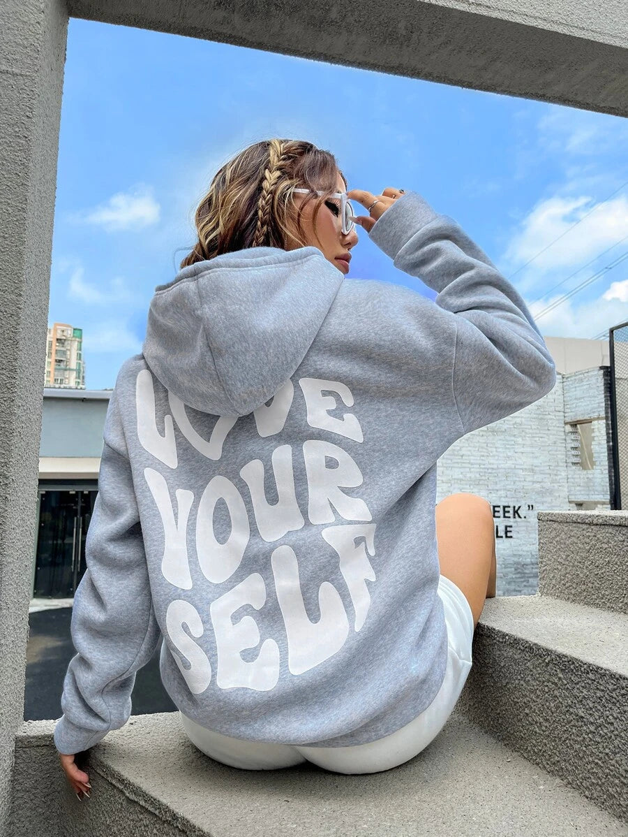 Fudus Kapuzenpullover: Liebe dich selbst