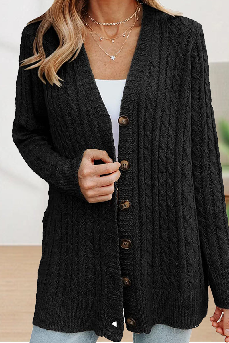 ModeGeist | Mühelose und Trendige Winter Strickjacke