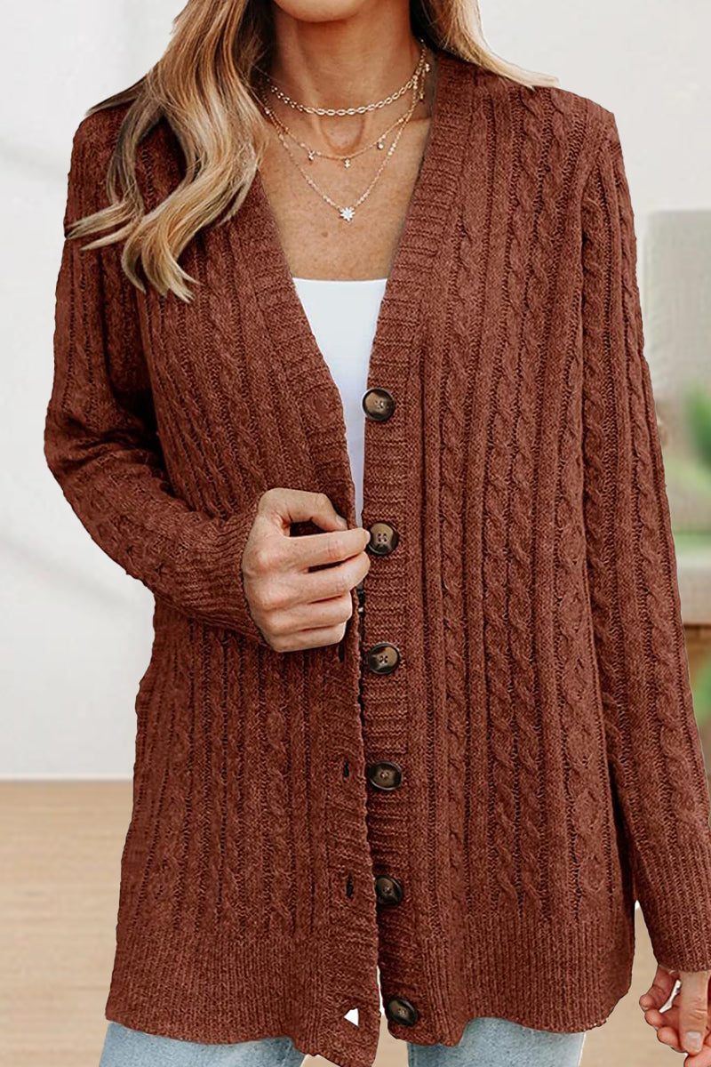 ModeGeist | Mühelose und Trendige Winter Strickjacke