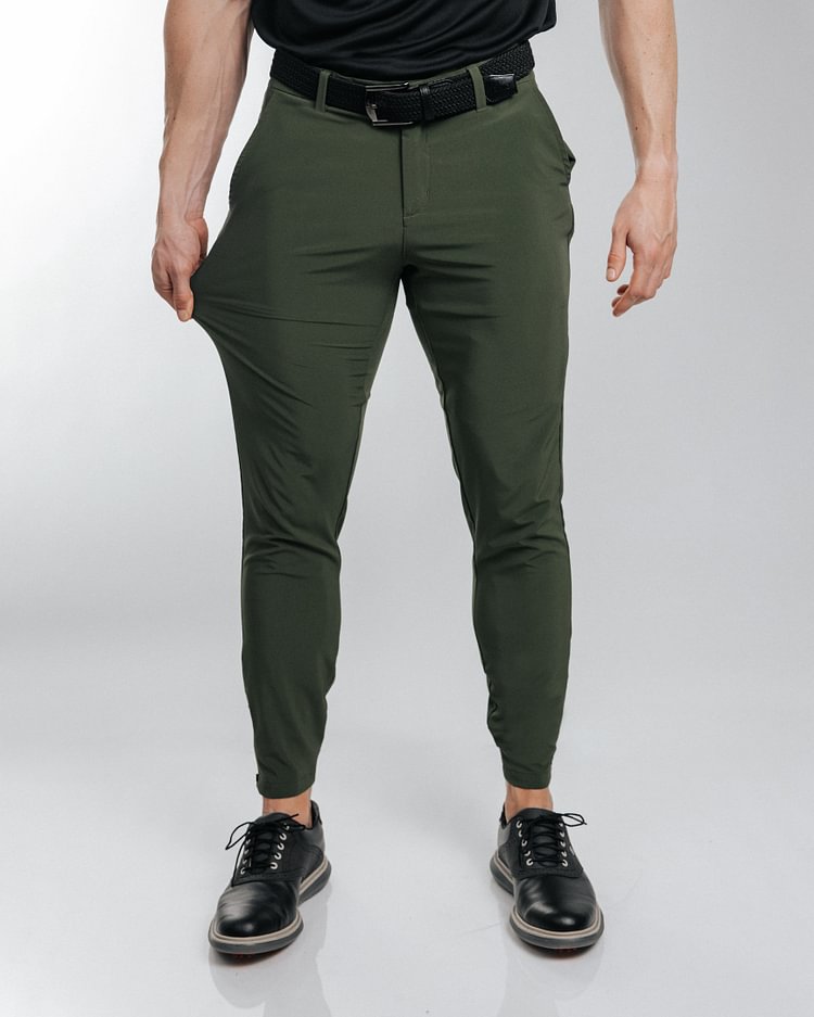 Brando - Slim Fit Jogginghose mit Reißverschluss
