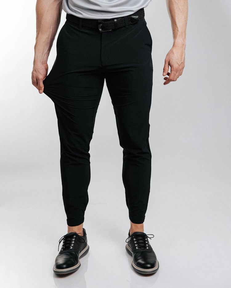 Brando - Slim Fit Jogginghose mit Reißverschluss