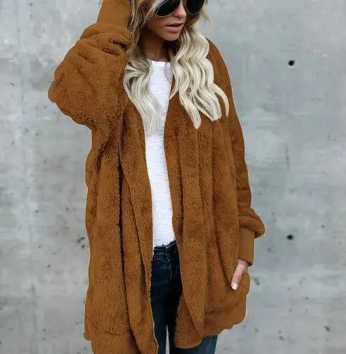 ModeGeist | Warme Teddy Fleecejacke