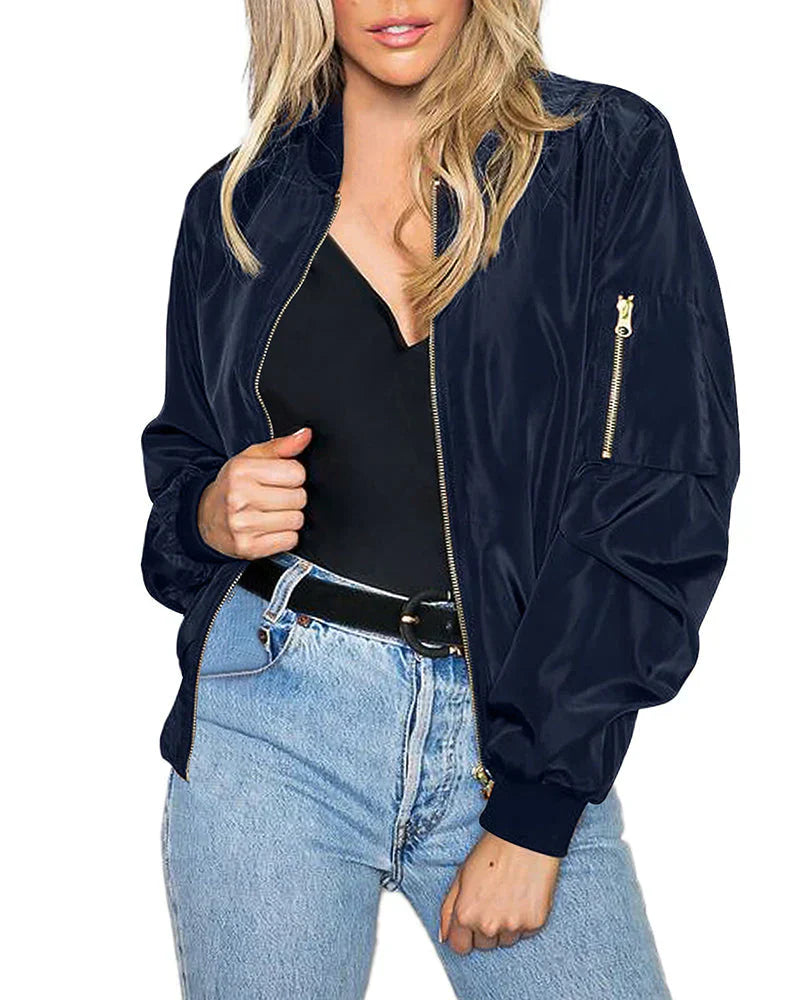 Leichte und bequeme Damenbomberjacke