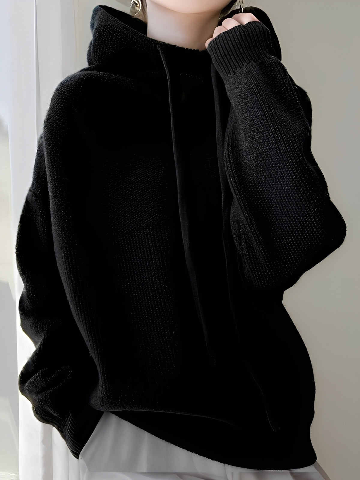 ModeGeist | Warme, weiche Woll-Hoodie für Frauen