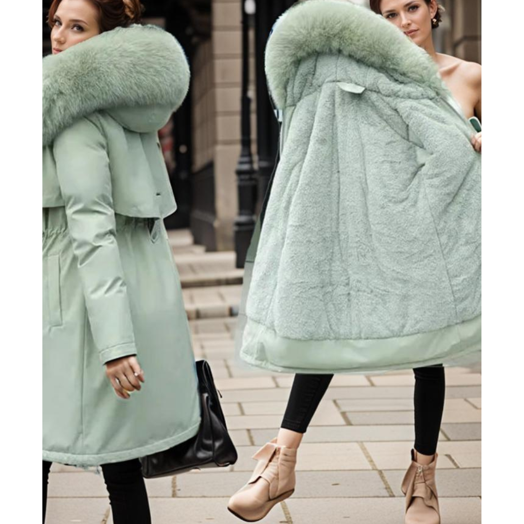 ModeGeist | Warme Bequeme Parka Jacke - Kapuze