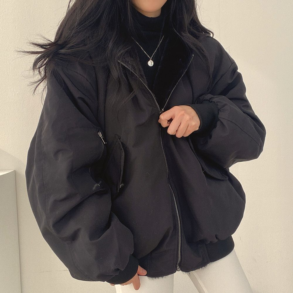 ModeGeist | Wendeblouson mit Kapuze für Damen
