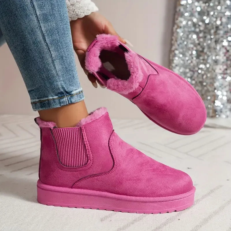 MODEGEIST Damen Stiefeletten Einfarbig Vielseitig Knöchelhoch