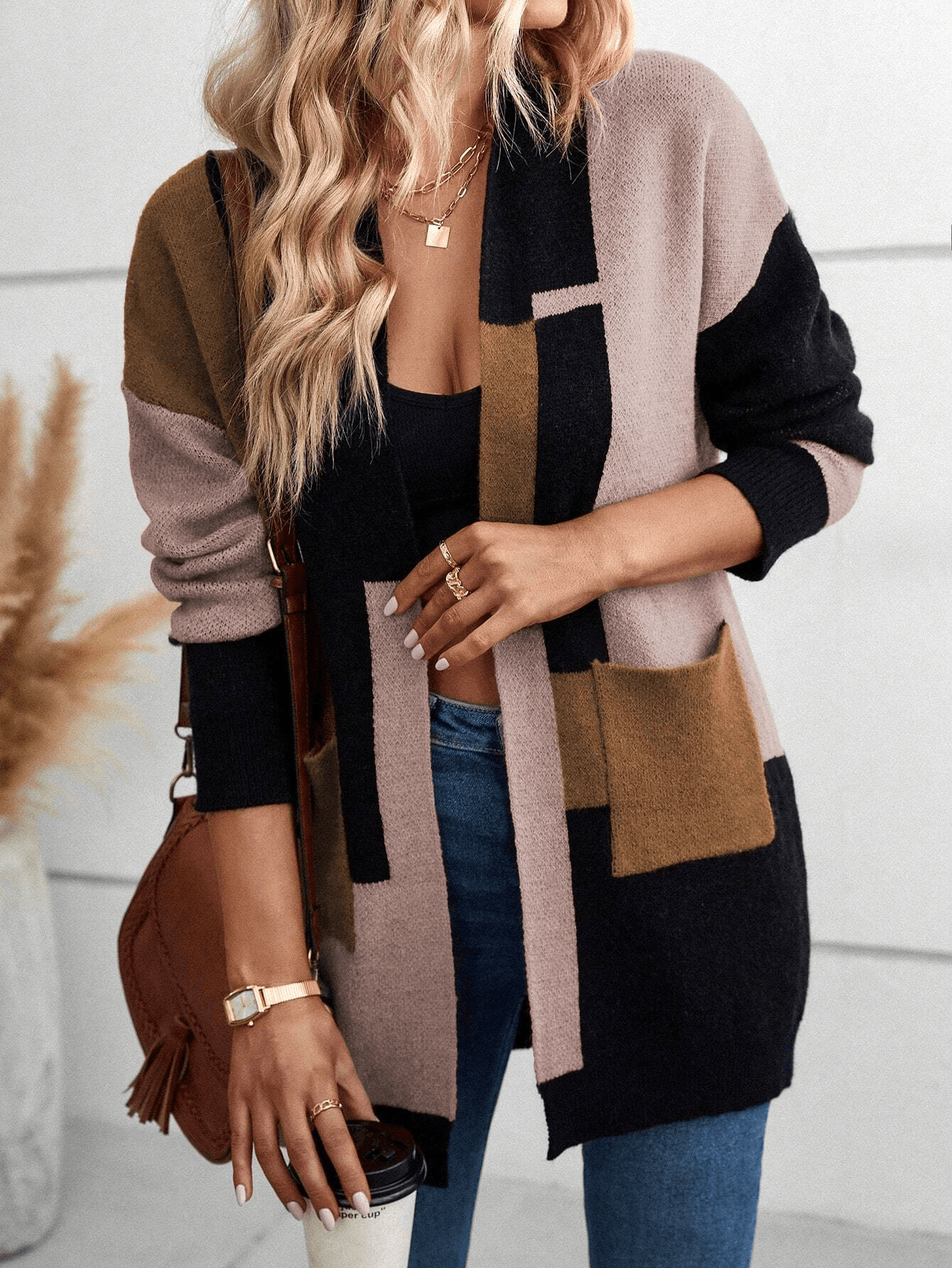 ModeGeist | Elegante und Lässige Winter Strickjacke