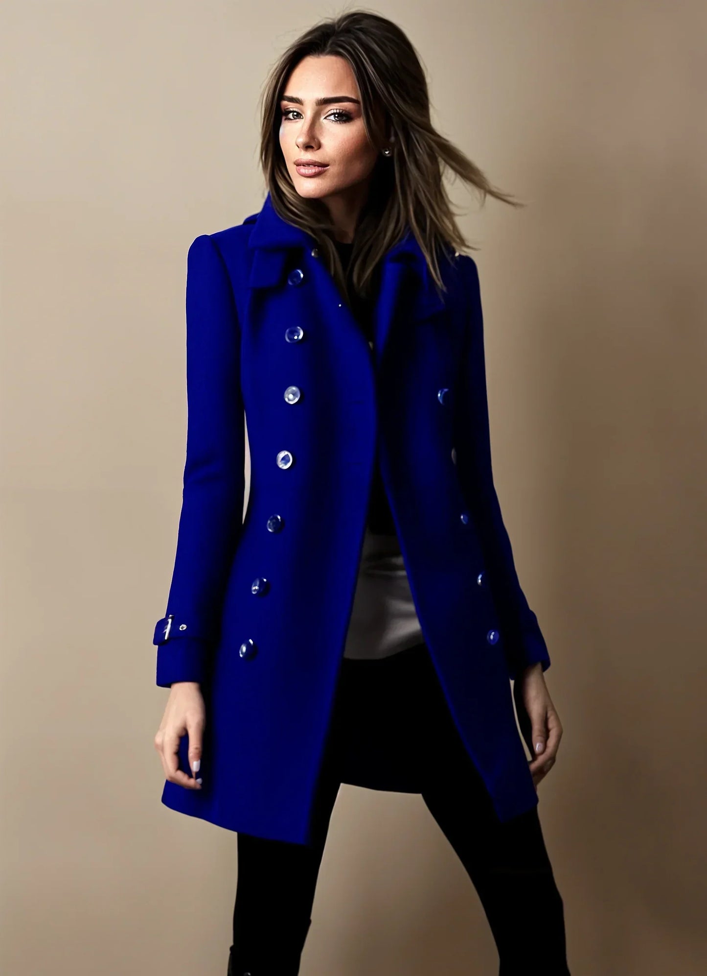 ModeGeist | Eleganter Trenchcoat Damen Winterjacke