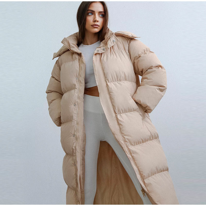 ModeGeist | Lange mit Verstellbarer Kapuze für Frauen Ideal für Den Winter