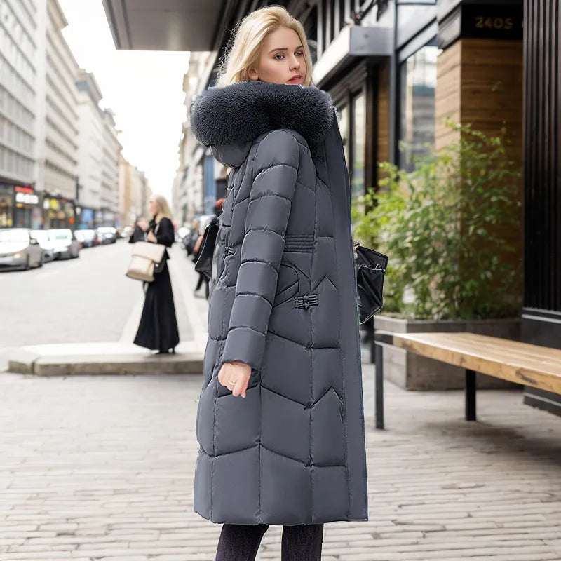ModeGeist | Lange schlanke Winterjacke