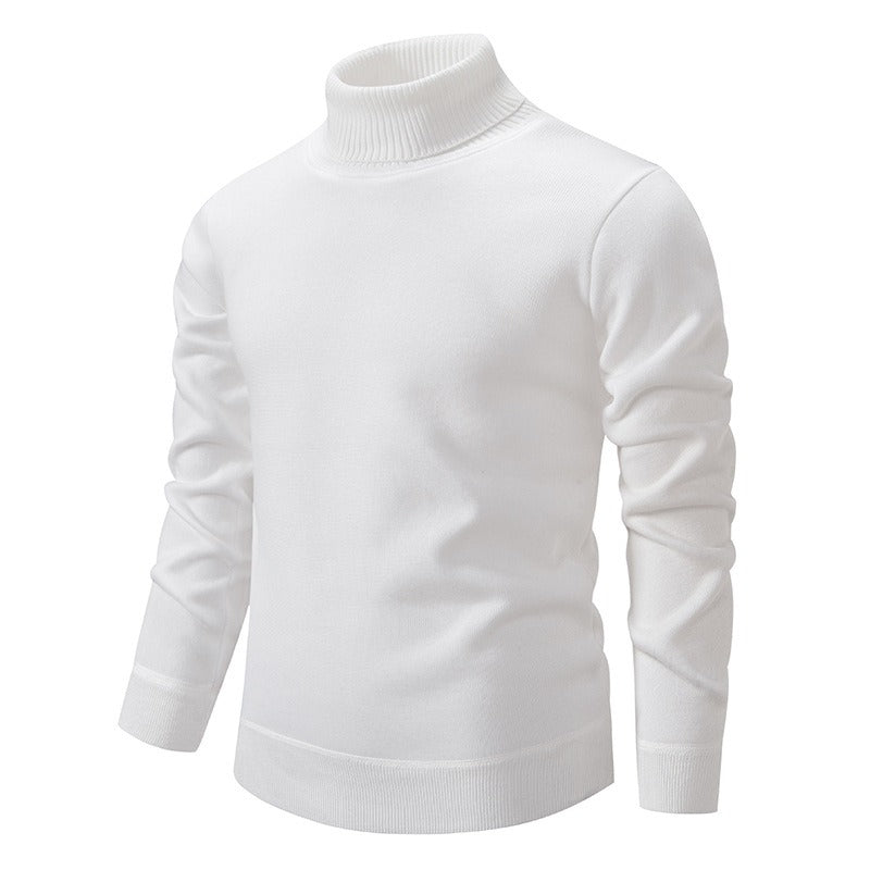 Jaxson: Slim-fit Velvet Rollneck Jumper