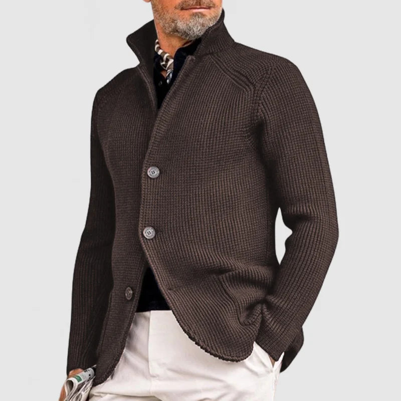 ModeGeist | Strickjacke mit Knöpfen Klassisches Design Warm und Stilvoll