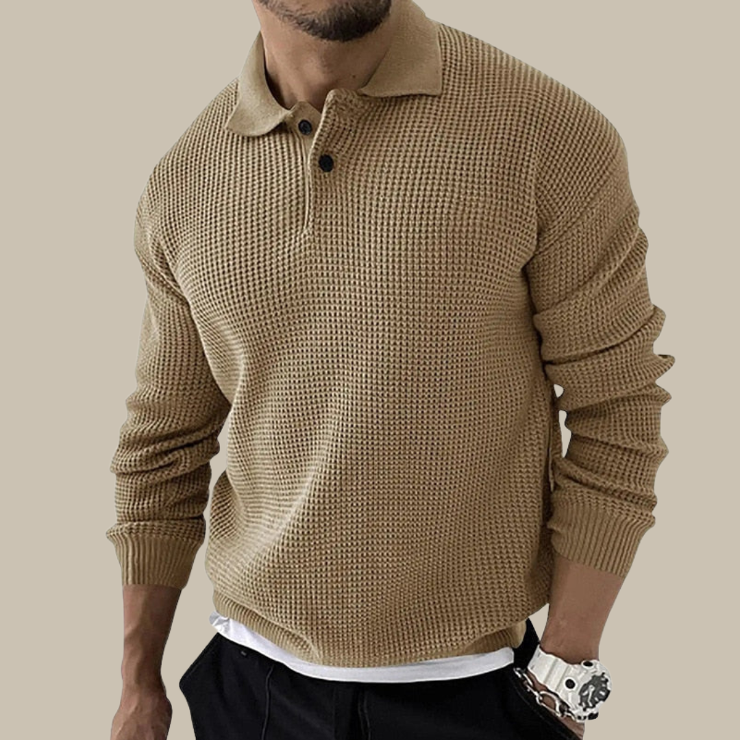 Structured Half-Zip Sweatshirt by Fudus