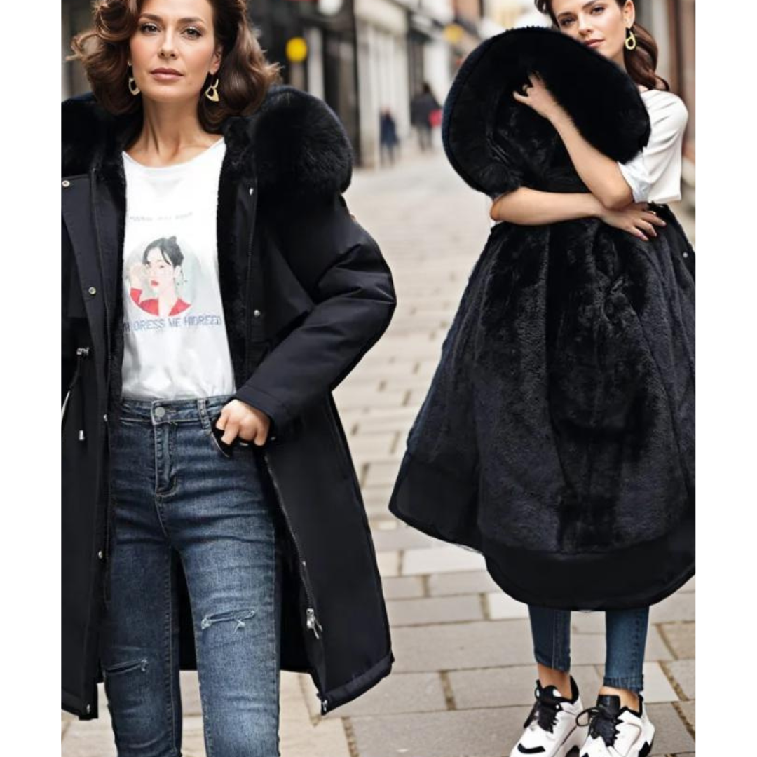 ModeGeist | Warme Bequeme Parka Jacke - Kapuze