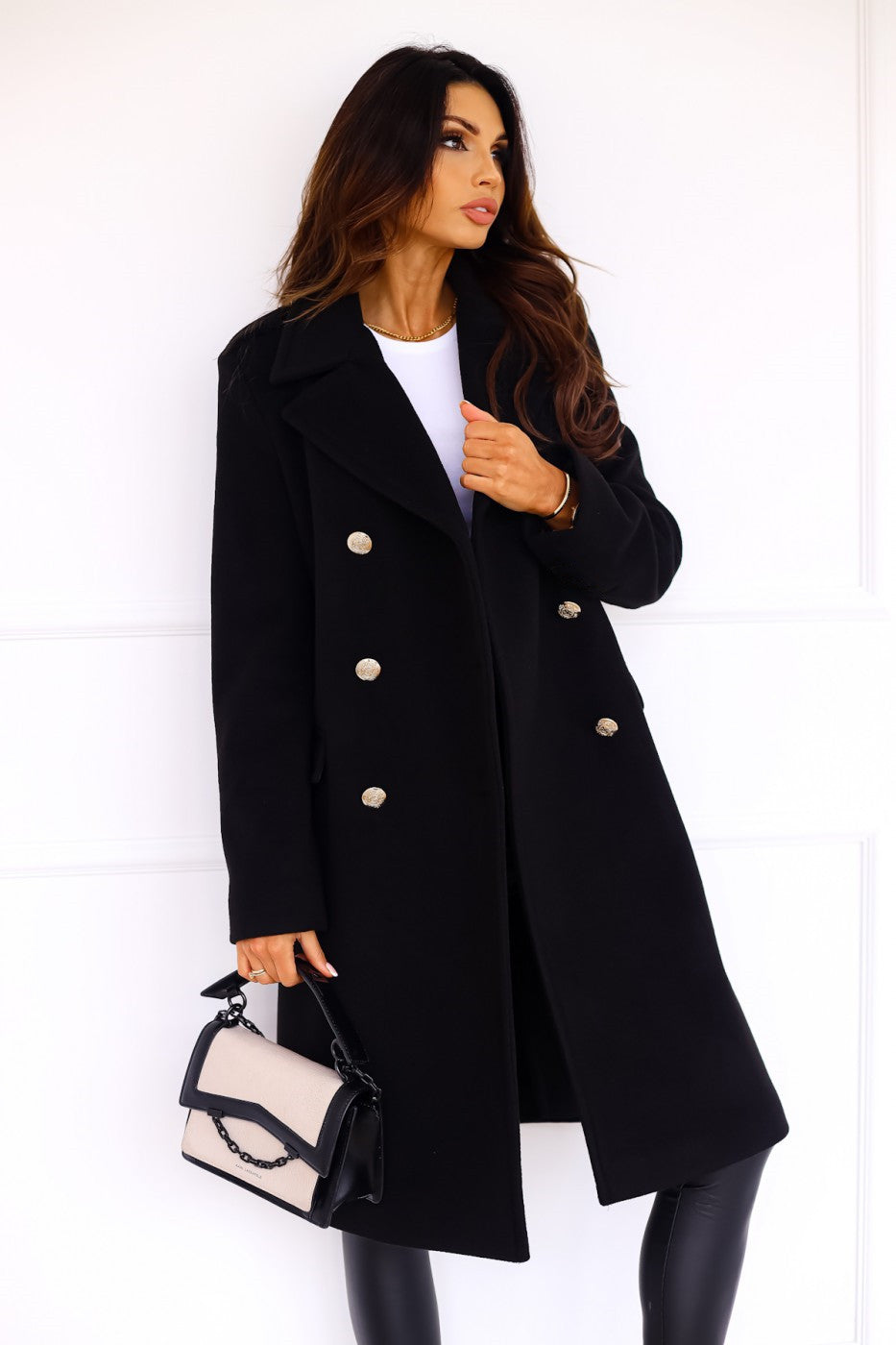 ModeGeist | Damen Reverskragen Trenchcoat Winter