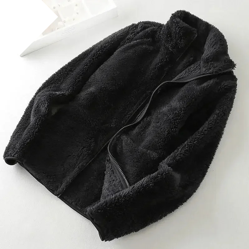Flauschige Kovanis Fleecejacke mit Reißverschluss