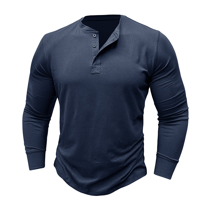 TILMAN – Tailliertes T-Shirt mit langen Ärmeln