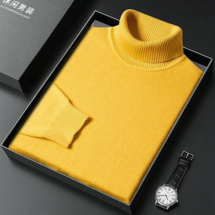 Eman Rollkragenpullover, Slim Fit