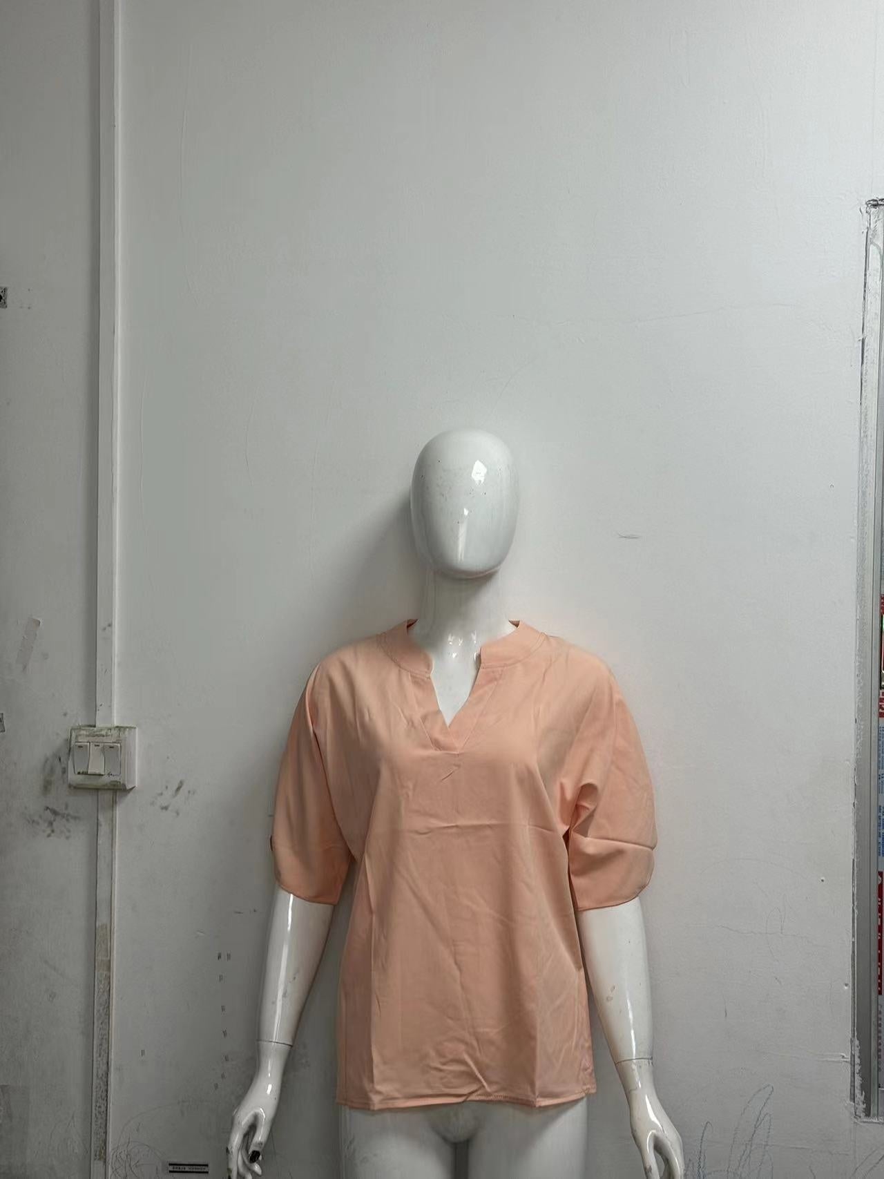 Damen-Chiffonbluse mit V-Ausschnitt von Fudus für den Sommer