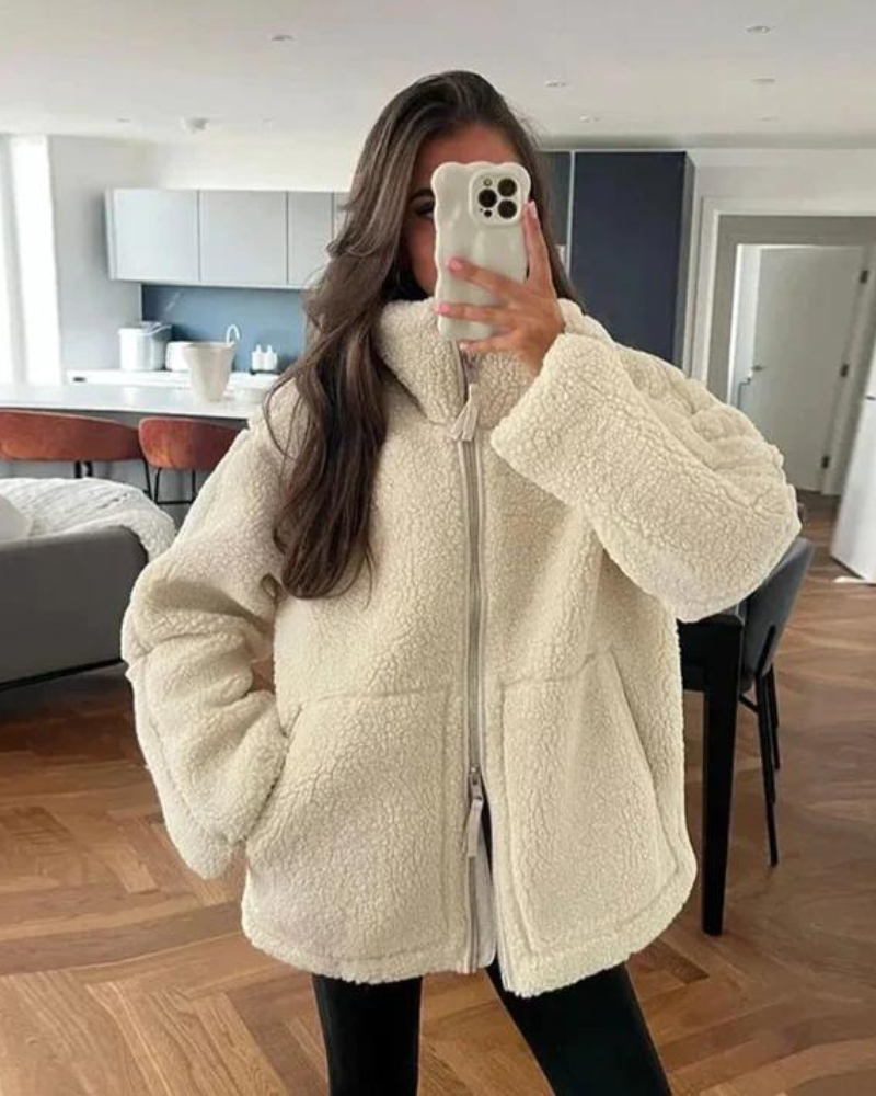 ModeGeist | Warme Teddy Jacke