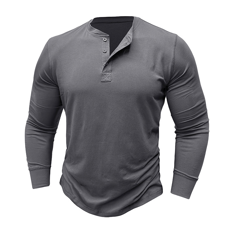 TILMAN – Tailliertes T-Shirt mit langen Ärmeln