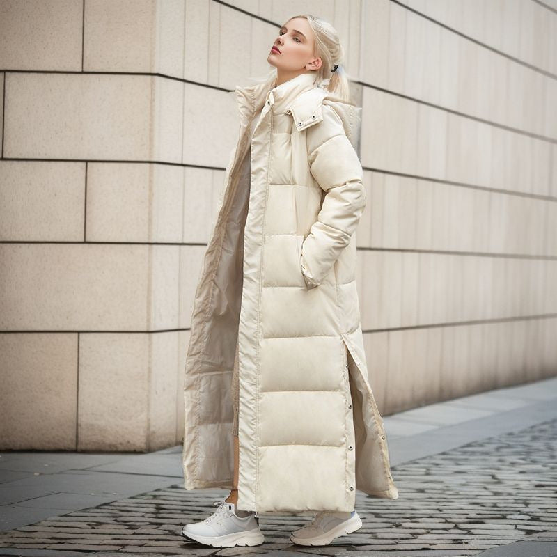 ModeGeist | Lange und stylische Daunenjacke für Frauen
