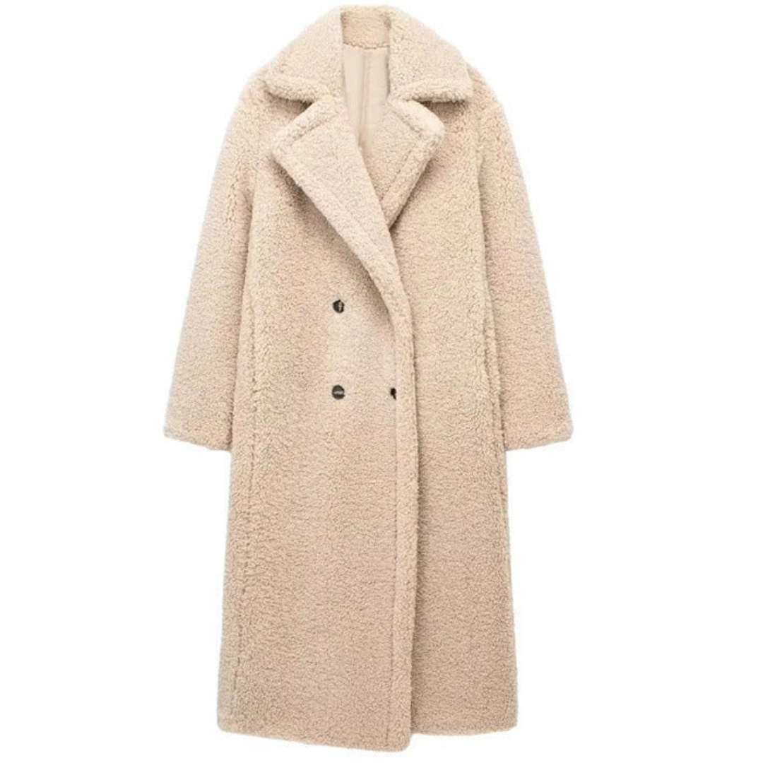 ModeGeist | Damen Lange Winter Trench Mantel - Warme