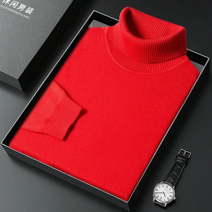 Eman Rollkragenpullover, Slim Fit