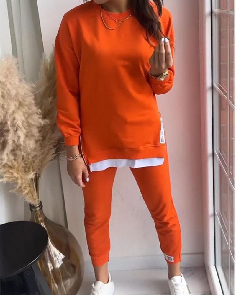 ModeGeist | Sweater und Hose Zweiteiler Set