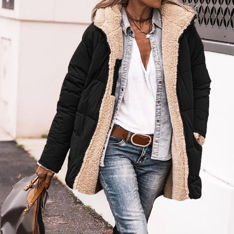 Steppjacke Corinna mit Fleecefutter