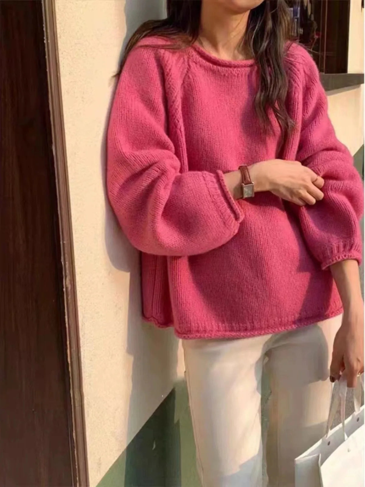 ModeGeist | Übergroßer Strickpullover für lässigen Komfort
