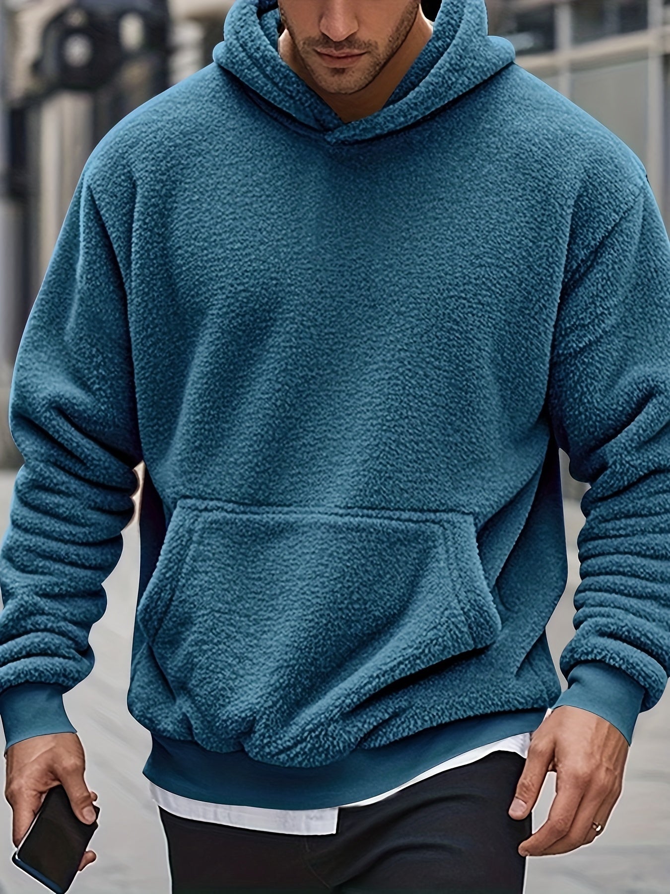 ModeGeist | Weiche Fleece-hoodie Polyester Komfort und Stil