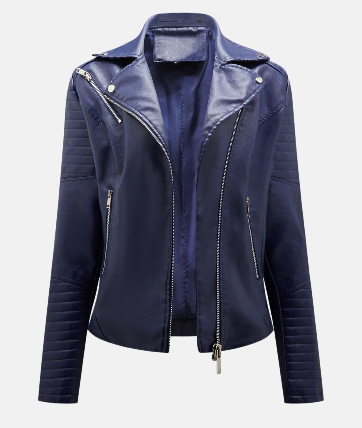 ModeGeist | Damen Kunstleder Bikerjacke