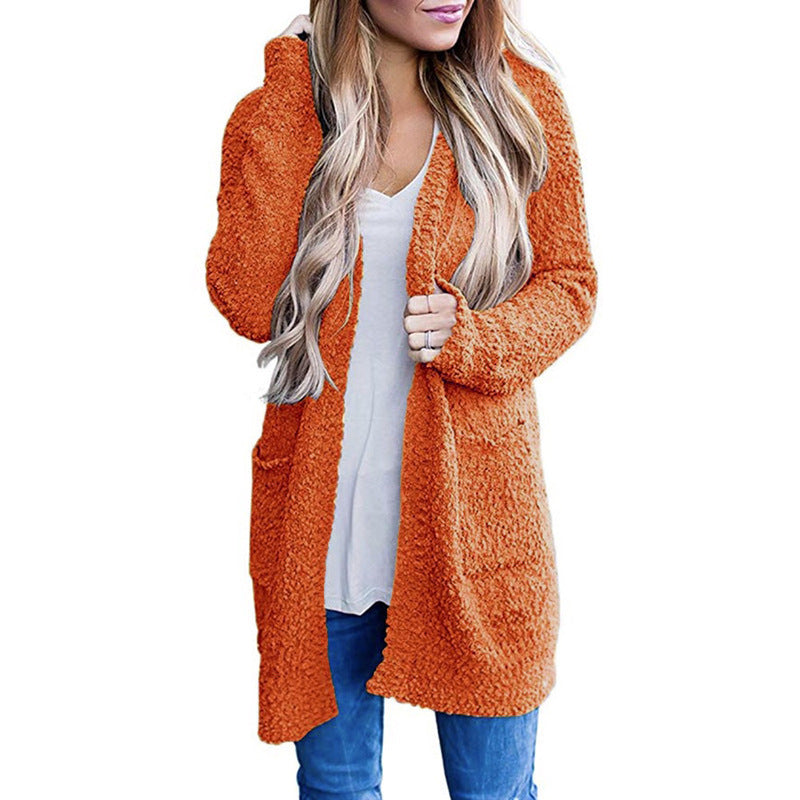 Damen Kuscheliger Strickmantel ModeGeist
