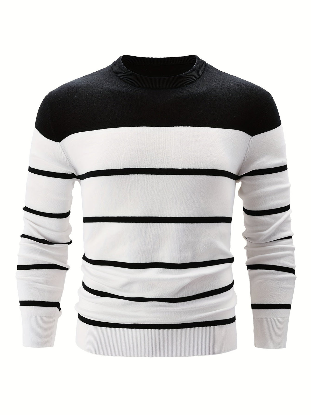 ModeGeist | Gestreifter Pullover Baumwolle Klassisch und Komfortabel