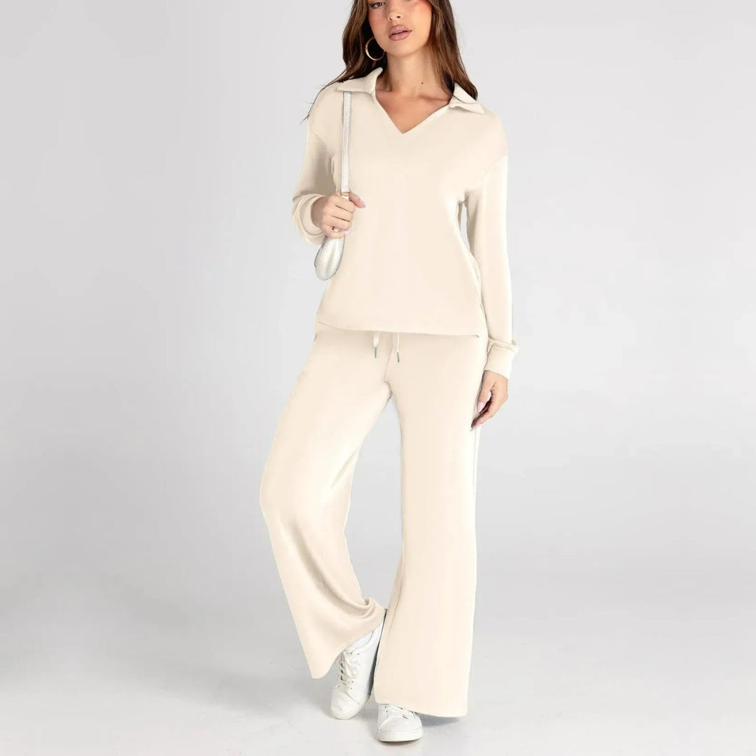 ModeGeist | Damen Loungewear Satz mit Weiten Hosen