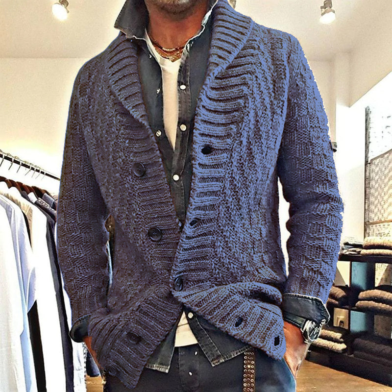 ModeGeist | Strickjacke mit Feinem Muster