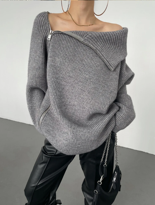 ModeGeist | Pullover mit Stehkragen