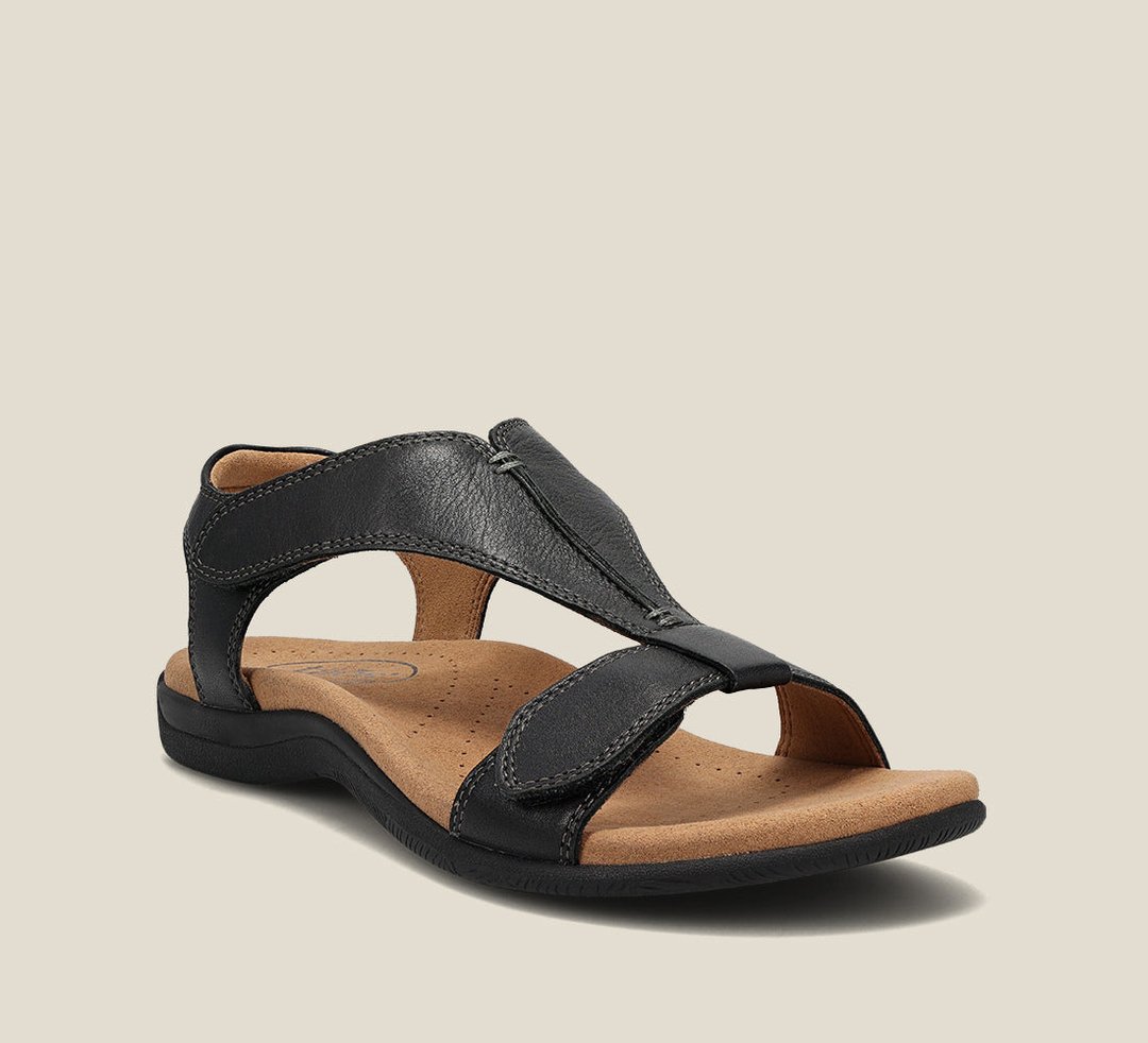 MODEGEIST Damen Vegane Sandalen Verstellbare Riemen Gepolstert