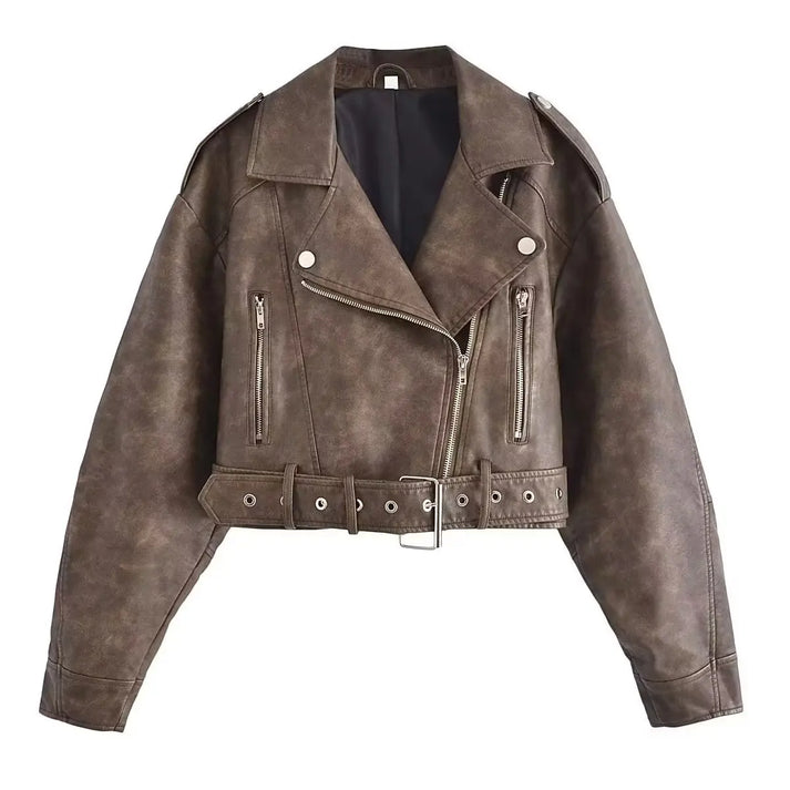 ModeGeist | Retro - Lederjacke für Damen