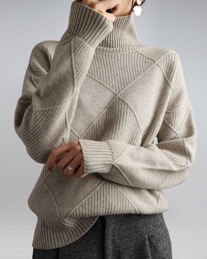 ModeGeist | Schicker Rollkragenpullover