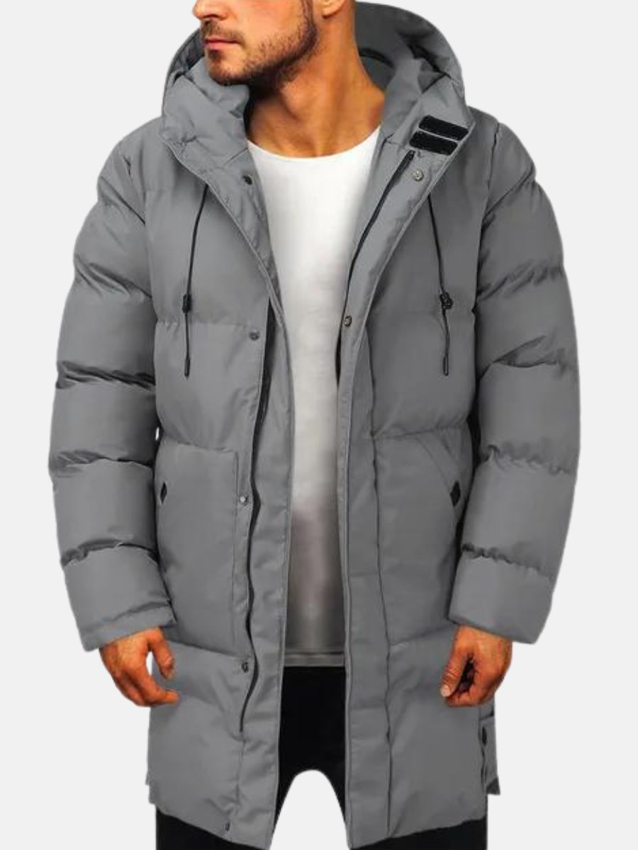 Männer Kapuzenparka mittlerer Länge