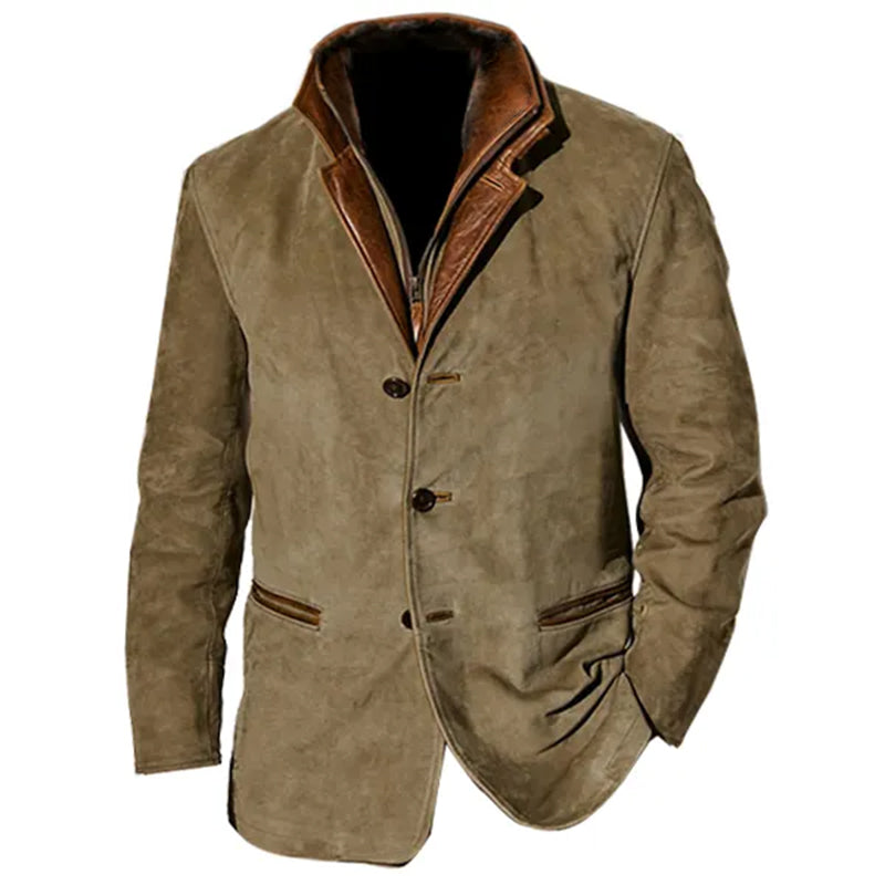 ModeGeist | Vintage Wildlederjacke für Herren