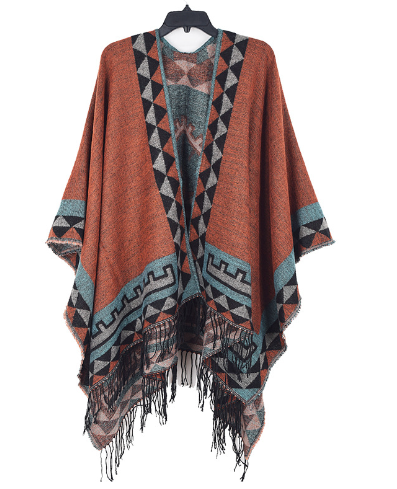 ModeGeist | Gestrickter Poncho - Stilvoll & Warm