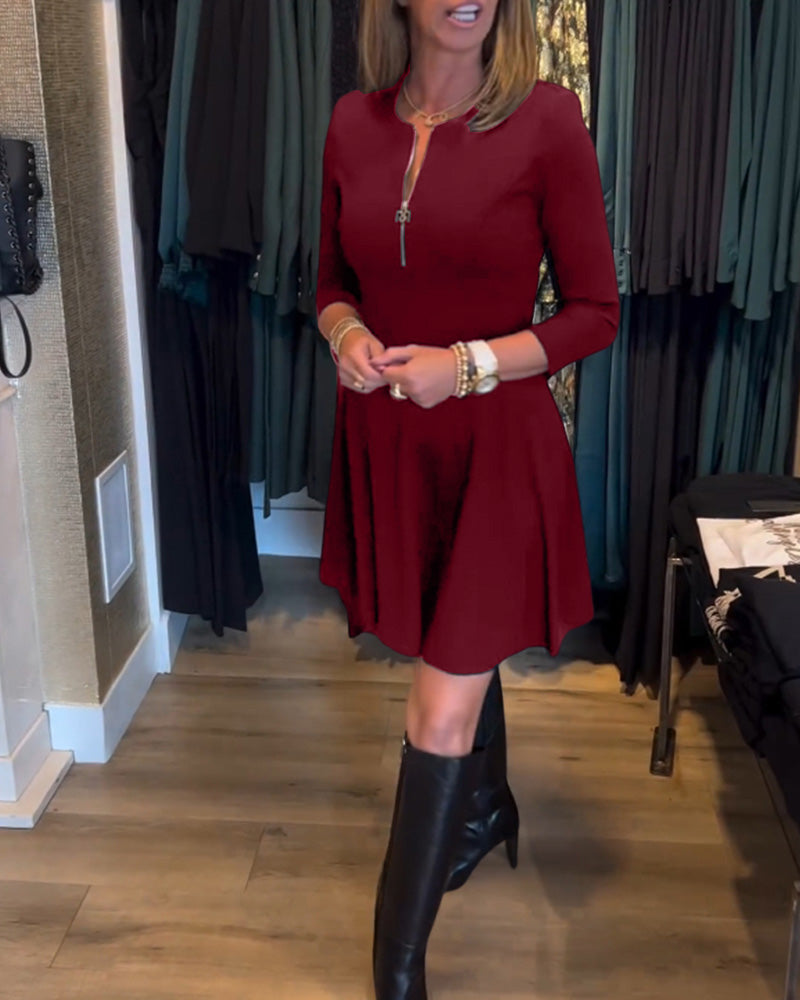 Schickes Reißverschluss-Kleid - Sharyn